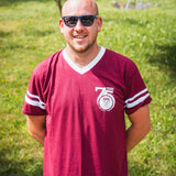 75th Anniversary T-Shirt Maroon